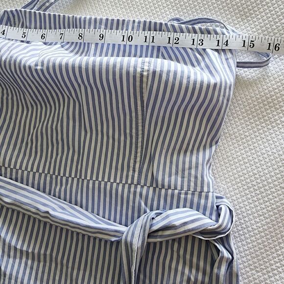 Banana Republic Cotton blend coastal midi sleeveless striped dress - Picture 15 of 16